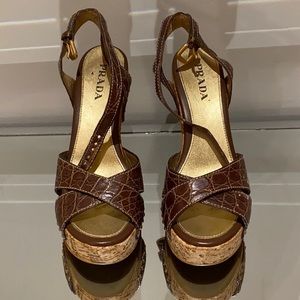 PRADA Platform Heels